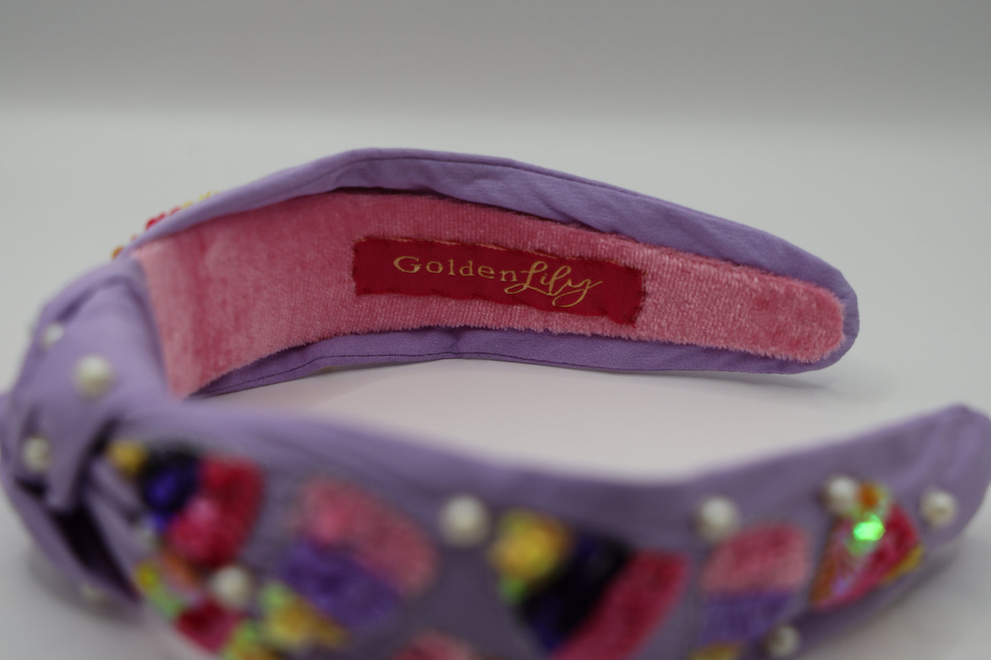 Colorful Candy Corn Beaded Headband