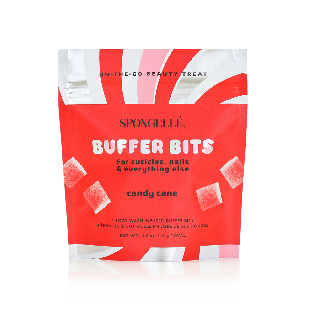 Candy Cane Holiday PediPOP Buffer Bits - Buttercup Lynne Boutique
