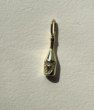 Time To Celebrate Pop The Champagne Charm - Buttercup Lynne Boutique