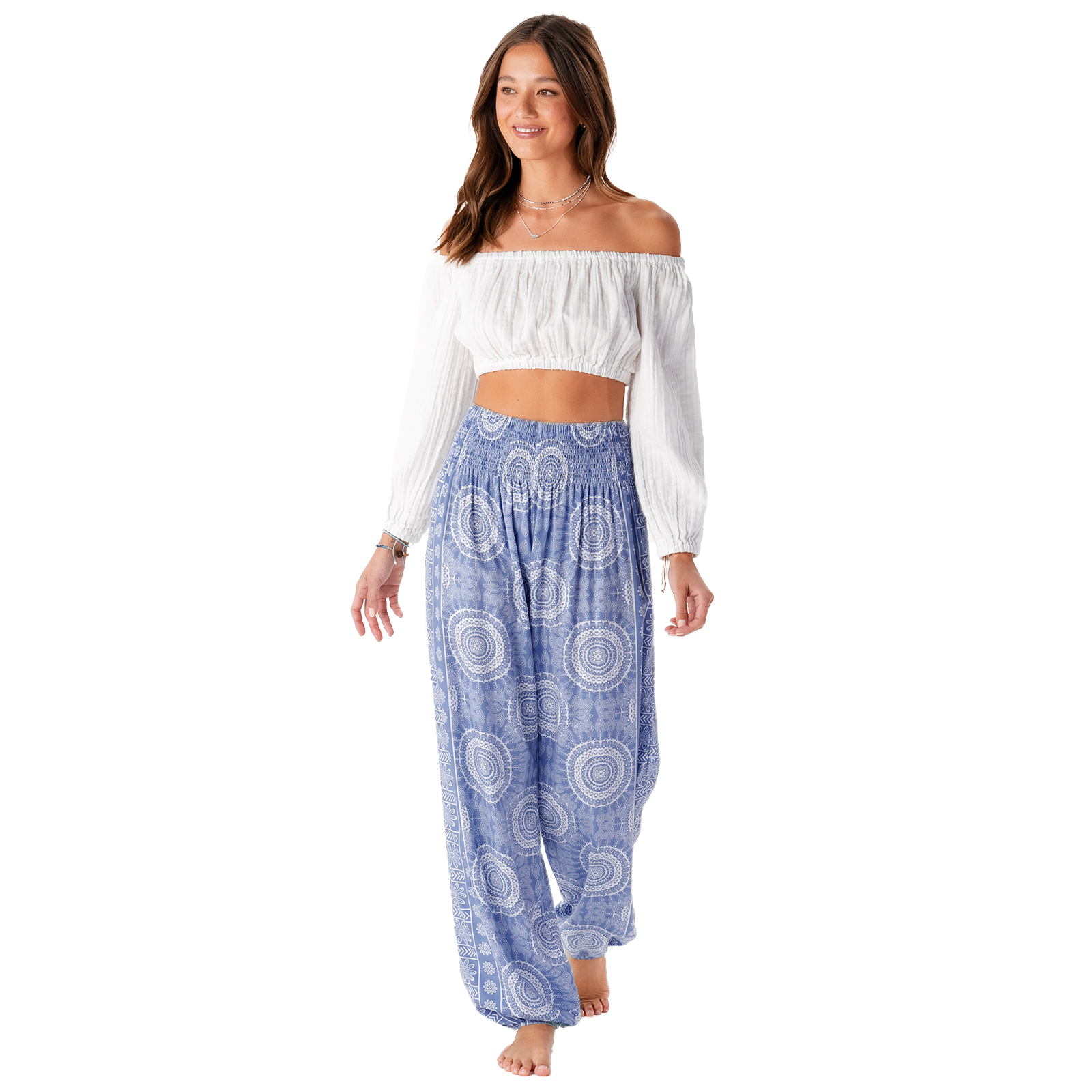 Vinca Harem Pants with Pockets - Buttercup Lynne Boutique