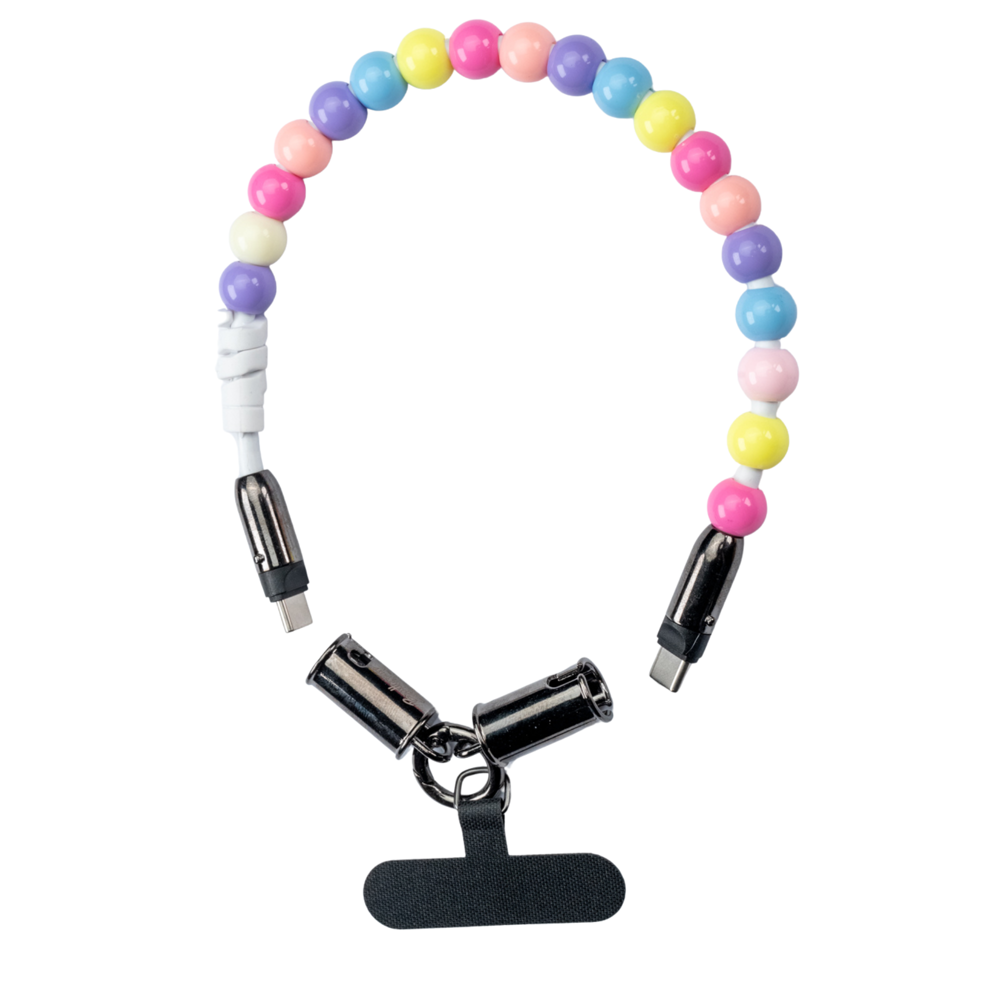 Buttercup Beaded Phone Charging Wristlet Strap - Thumbnail 3