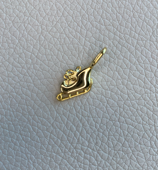 Santa's Sleigh Charm - Buttercup Lynne Boutique