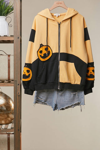 Pumpkin Patch Zip-Up Hoodie Mello