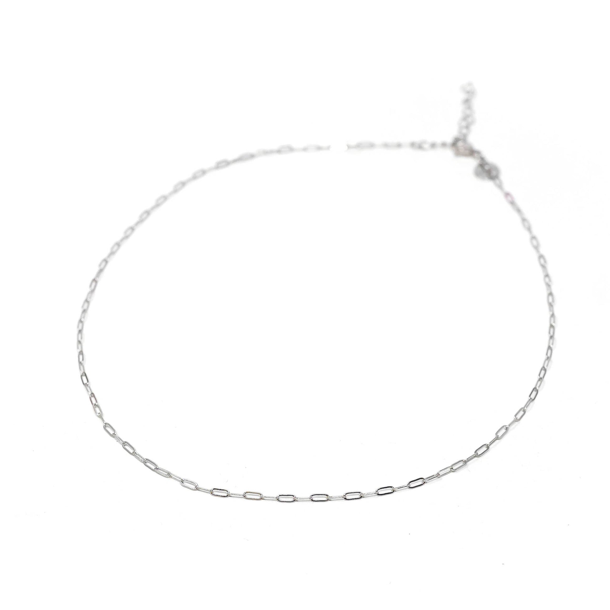 Feelings For You Mini Paperclip Chain Necklace - Buttercup Lynne Boutique
