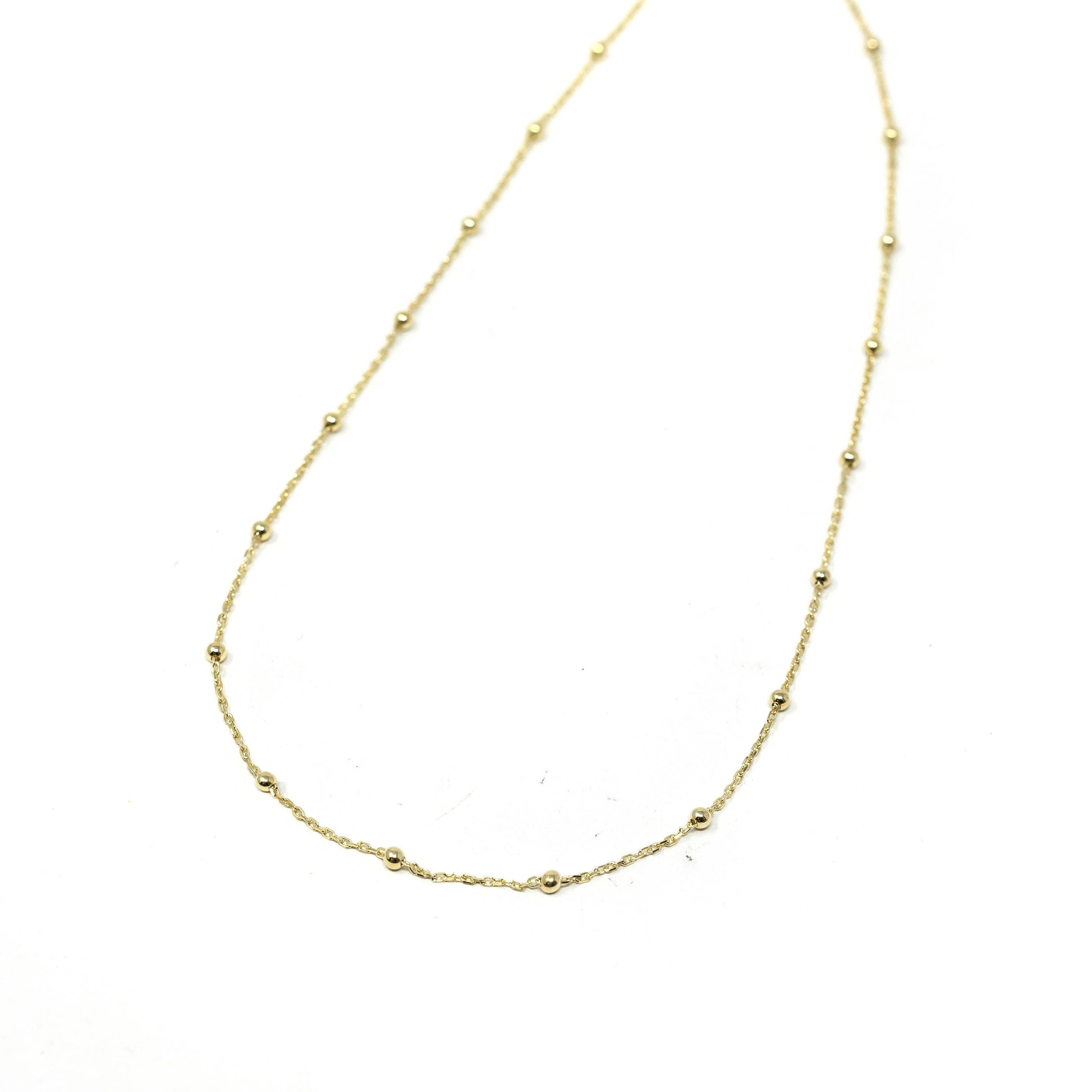 Chain Reaction Baby Ball Chain Necklace - Buttercup Lynne Boutique