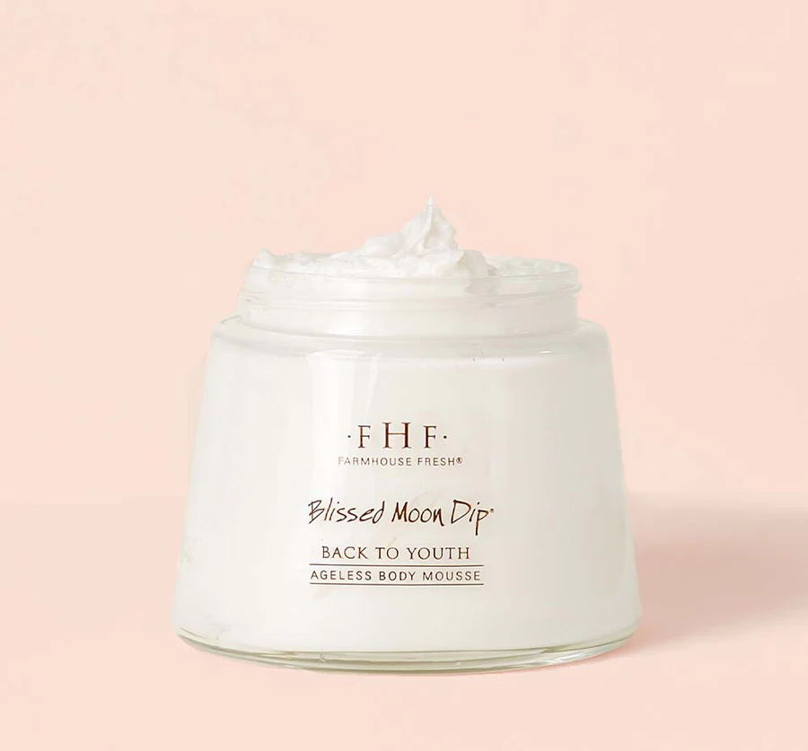 Farmhouse Fresh Blissed Moon Dip Back To Youth Body Mousse 8 oz - Buttercup Lynne Boutique