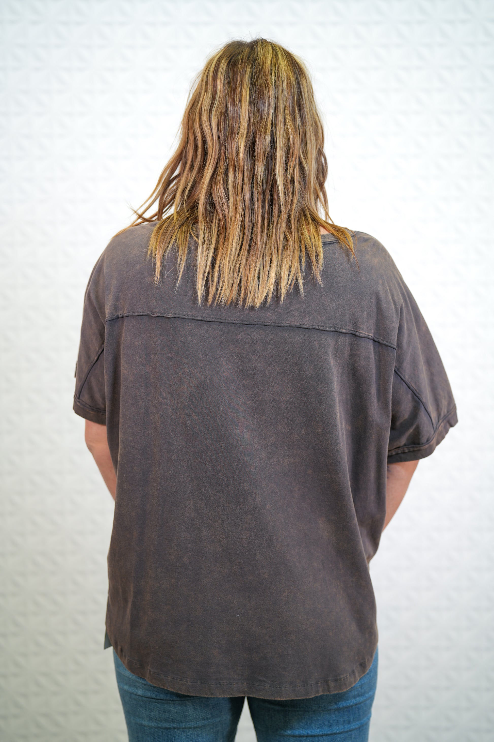 Star Mineral Washed Top - Regular and Plus - Buttercup Lynne Boutique