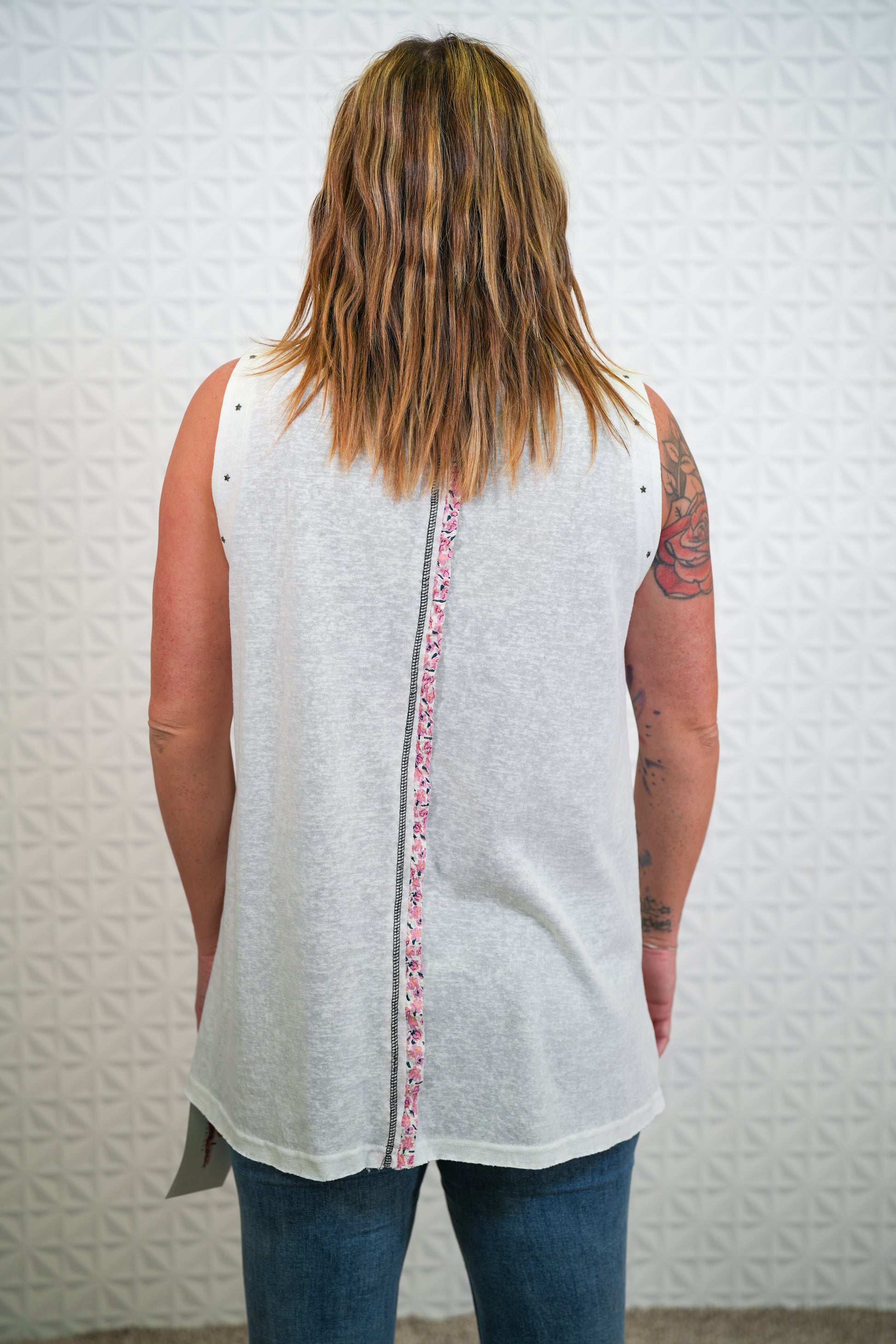 Star Studded Sleeveless Tunic - Buttercup Lynne Boutique