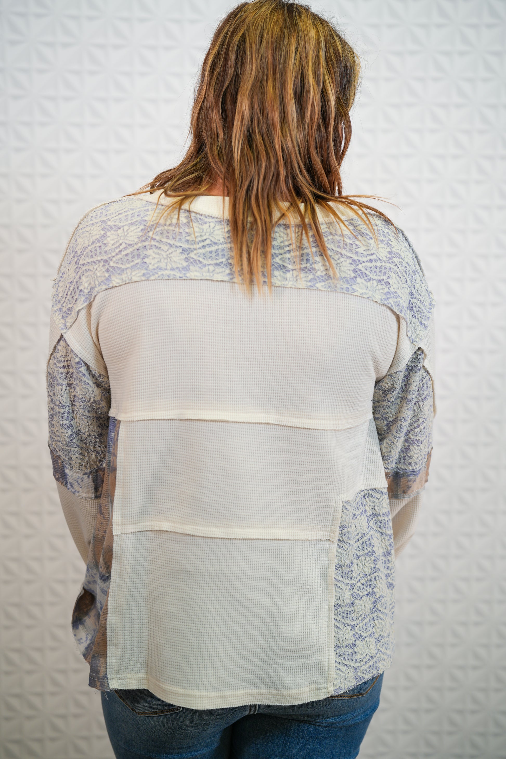 Sweet As You Oversized Contrast Knit Top - Buttercup Lynne Boutique