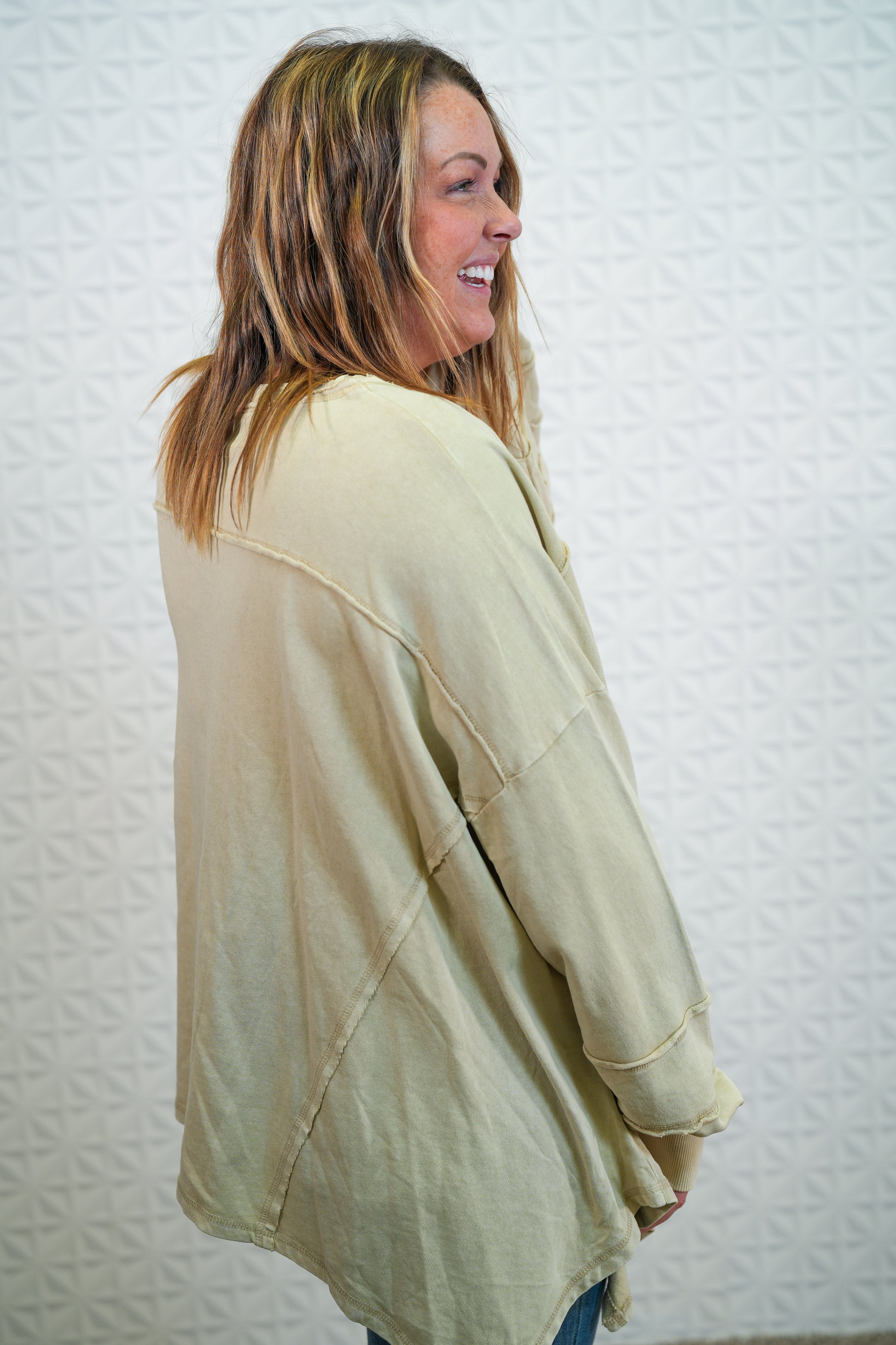 All The Way V-Neck Top - Buttercup Lynne Boutique