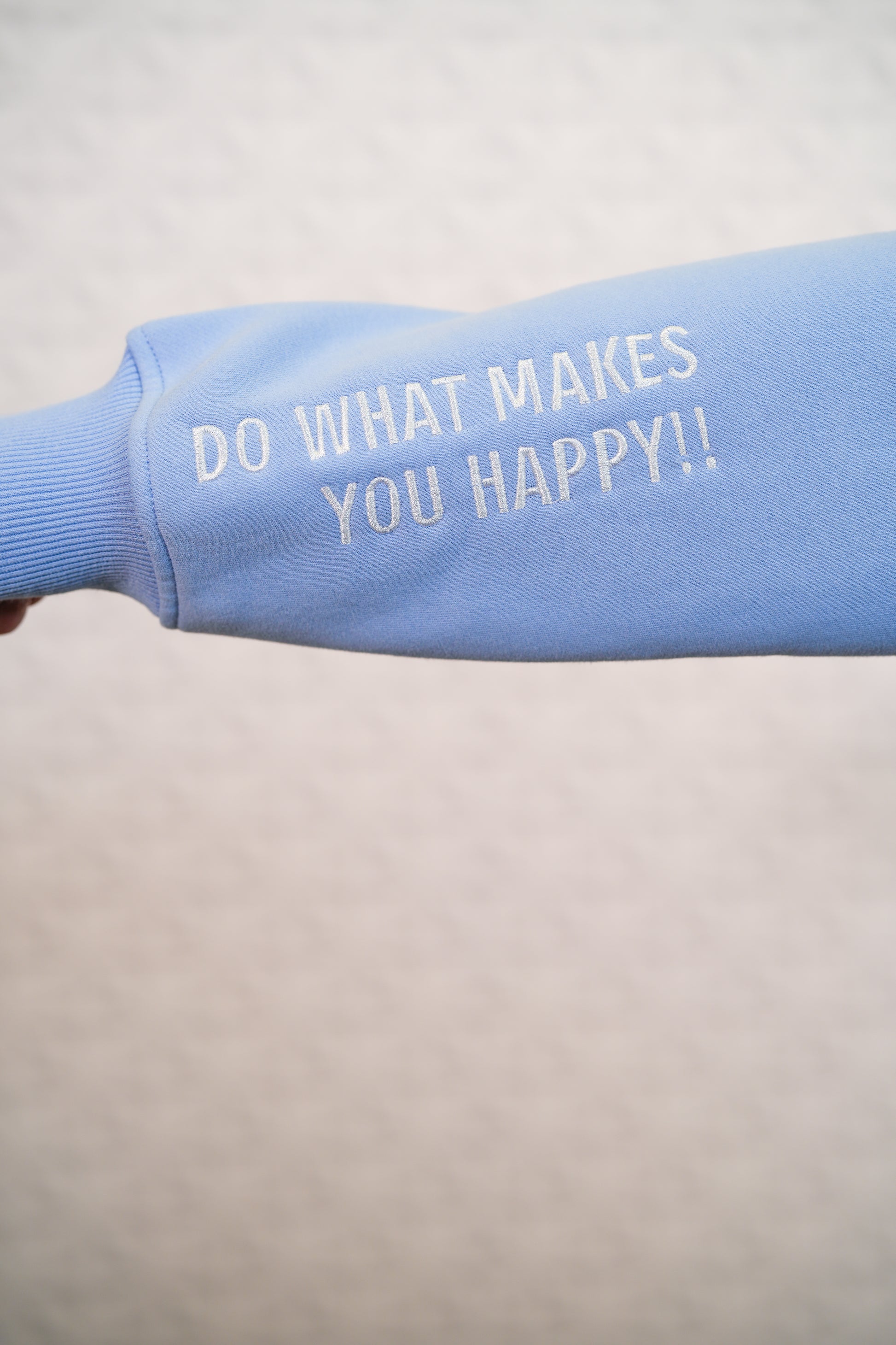 Do What Makes You Happy Hoodie - Ocean Blue - Buttercup Lynne Boutique