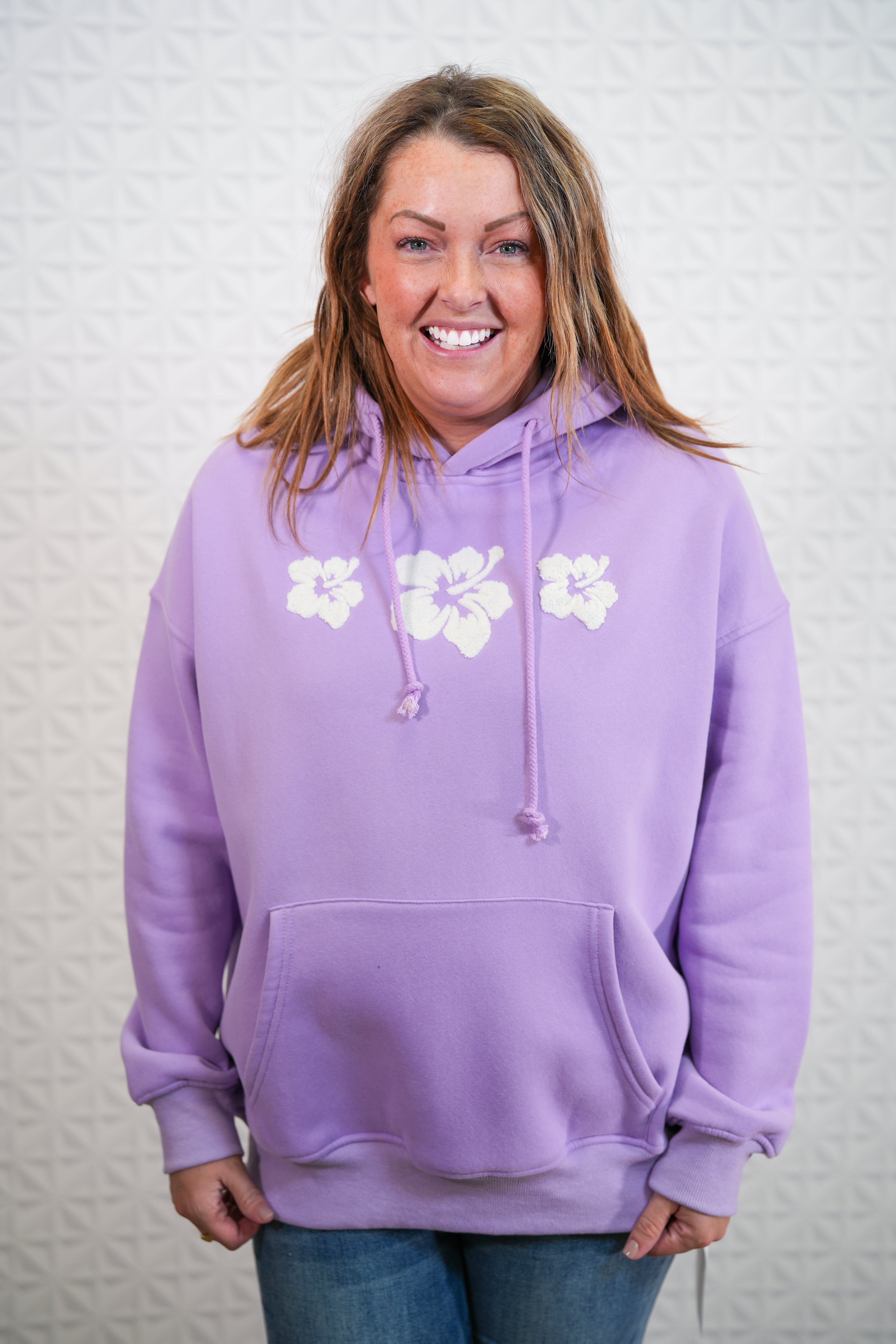 Purple sherpa hoodie outlet