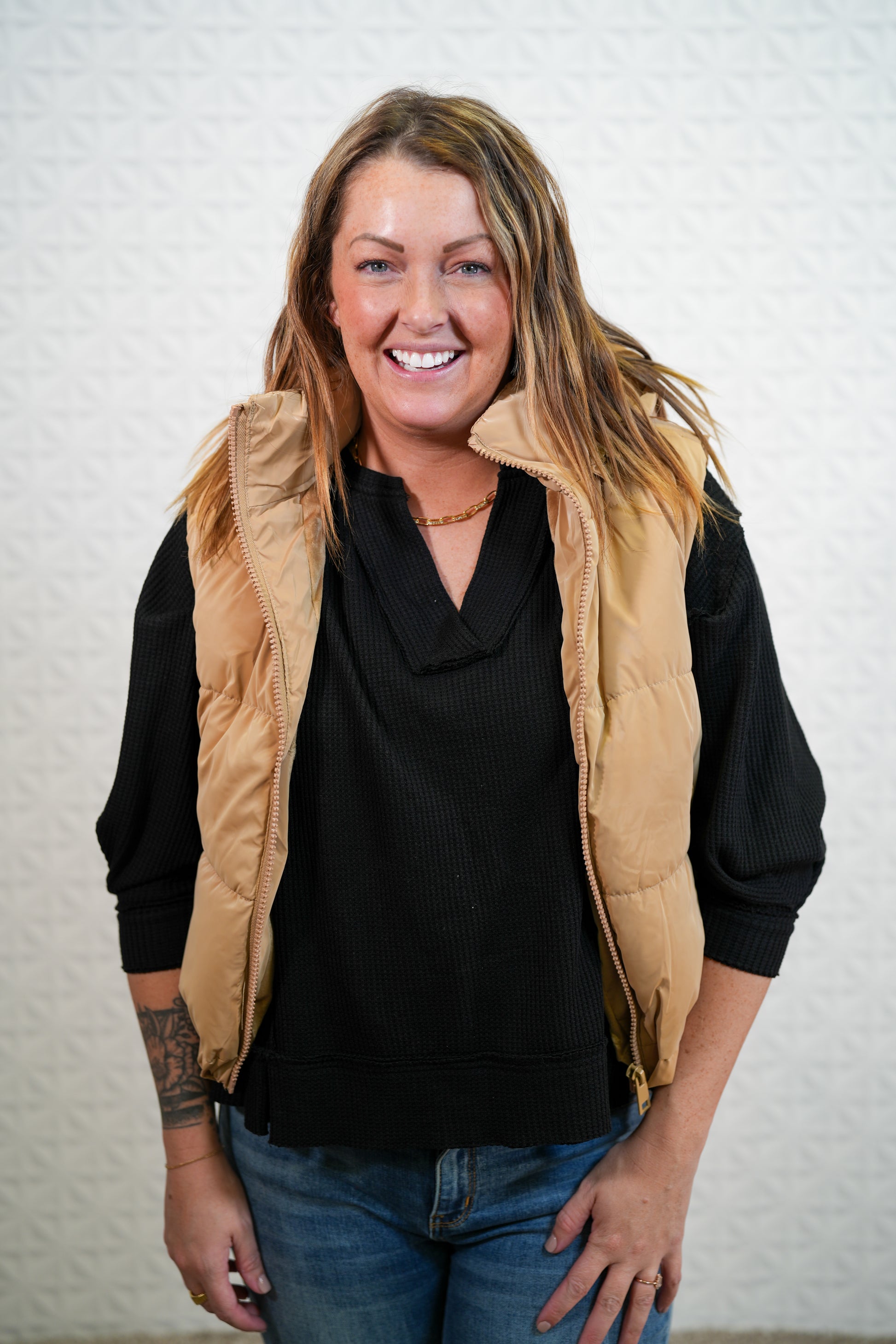 Make It Last Vest - Buttercup Lynne Boutique