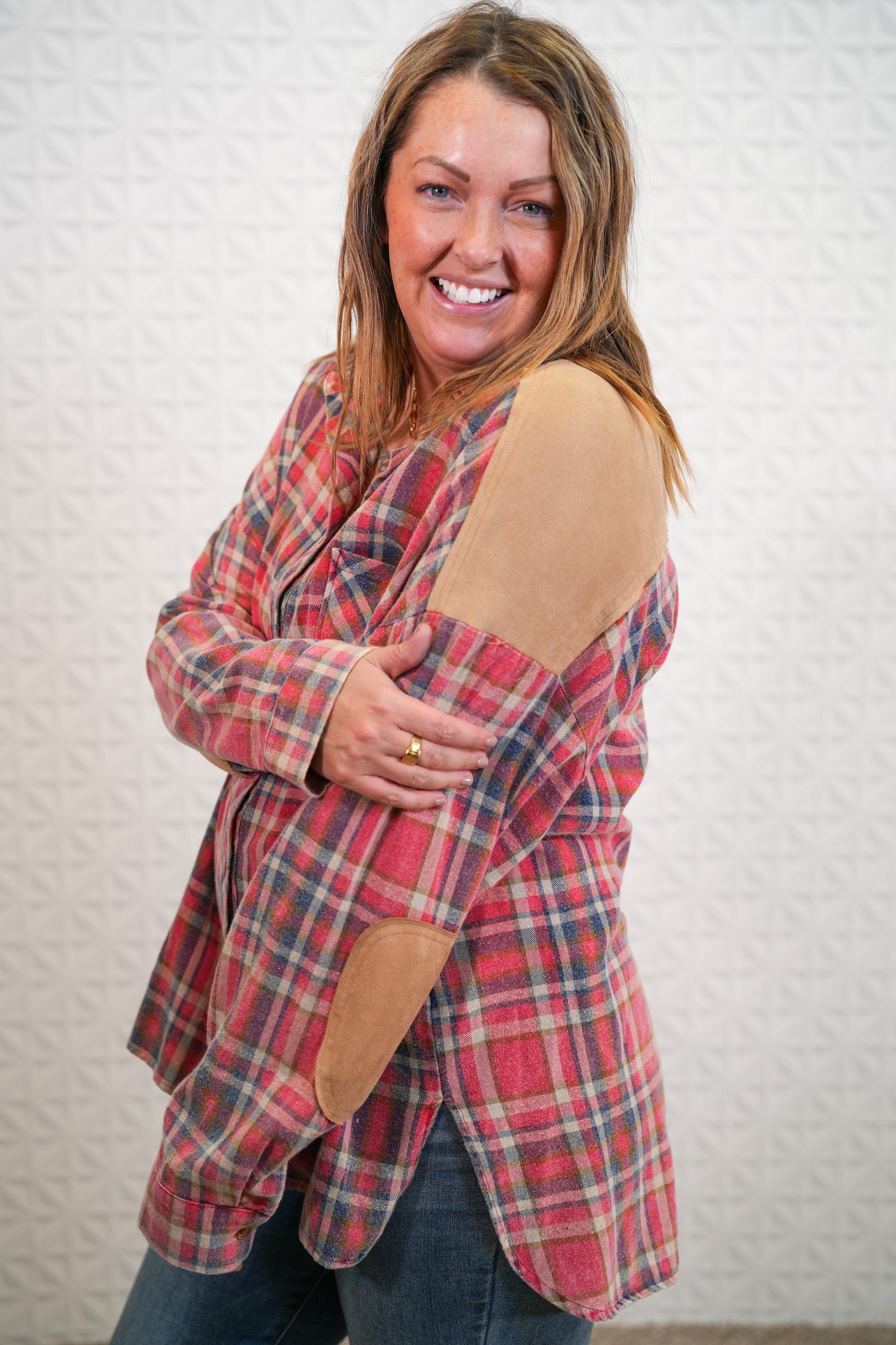 Mix It Up Plaid Top - Buttercup Lynne Boutique