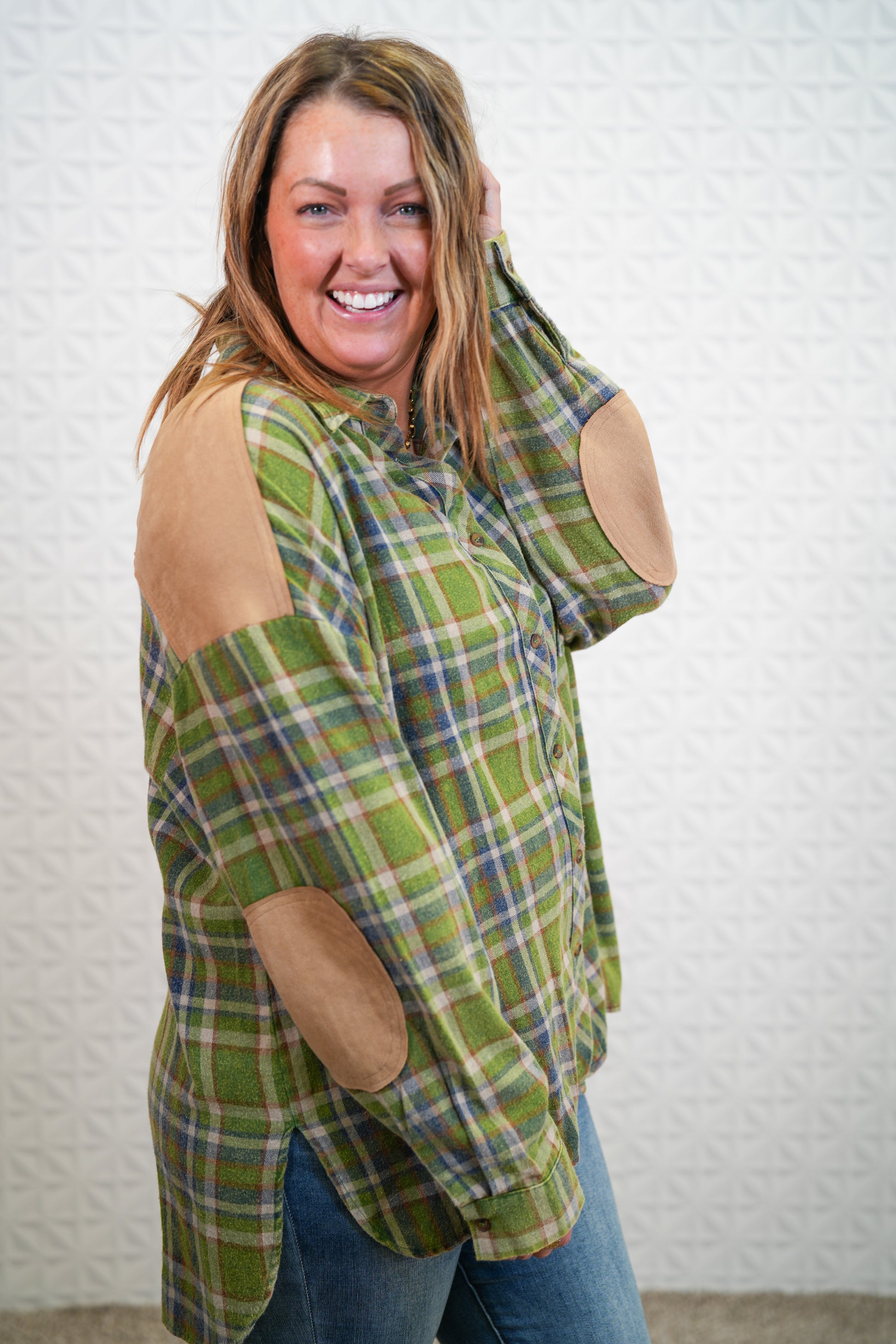 Mix It Up Plaid Top - Buttercup Lynne Boutique