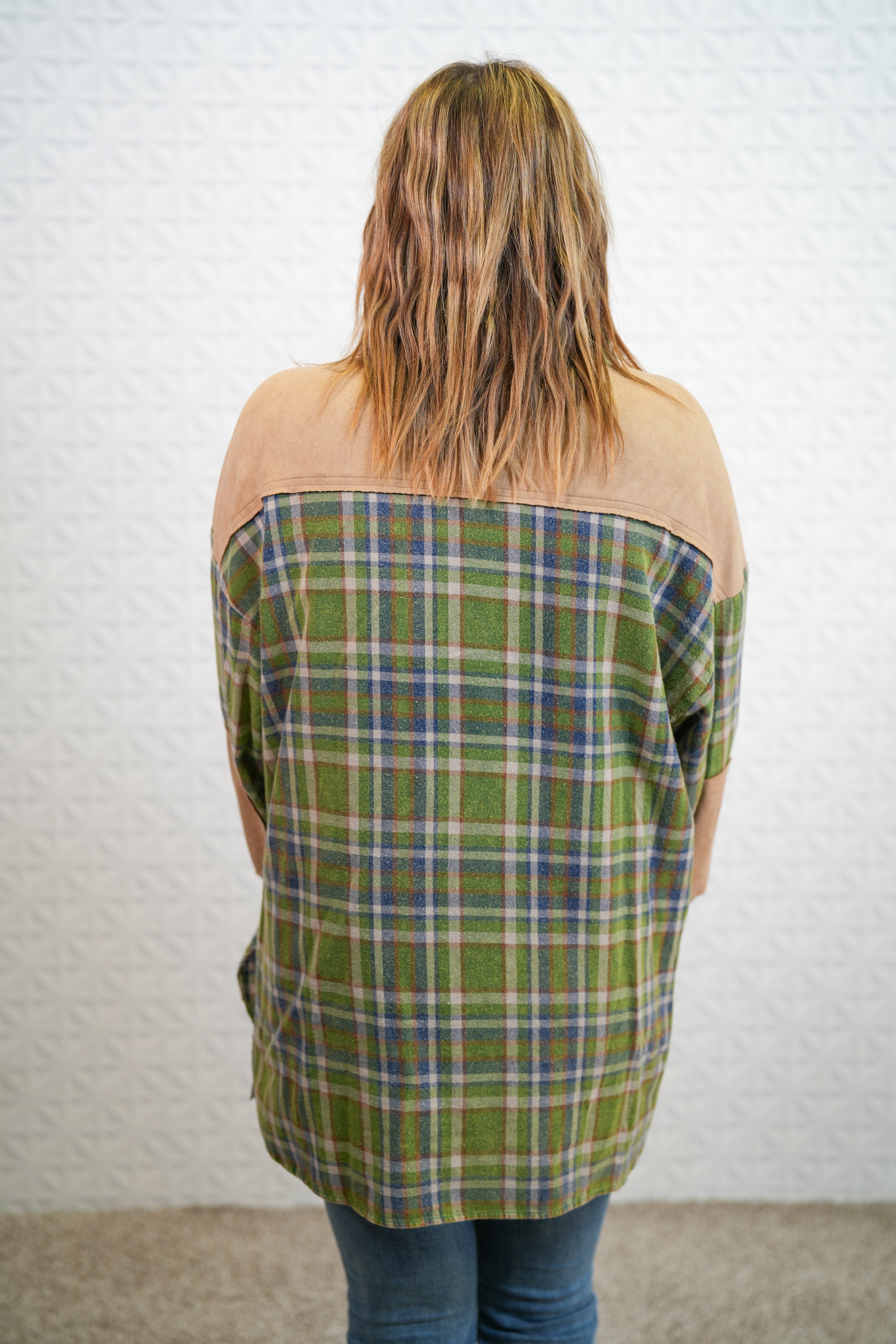 Mix It Up Plaid Top - Buttercup Lynne Boutique