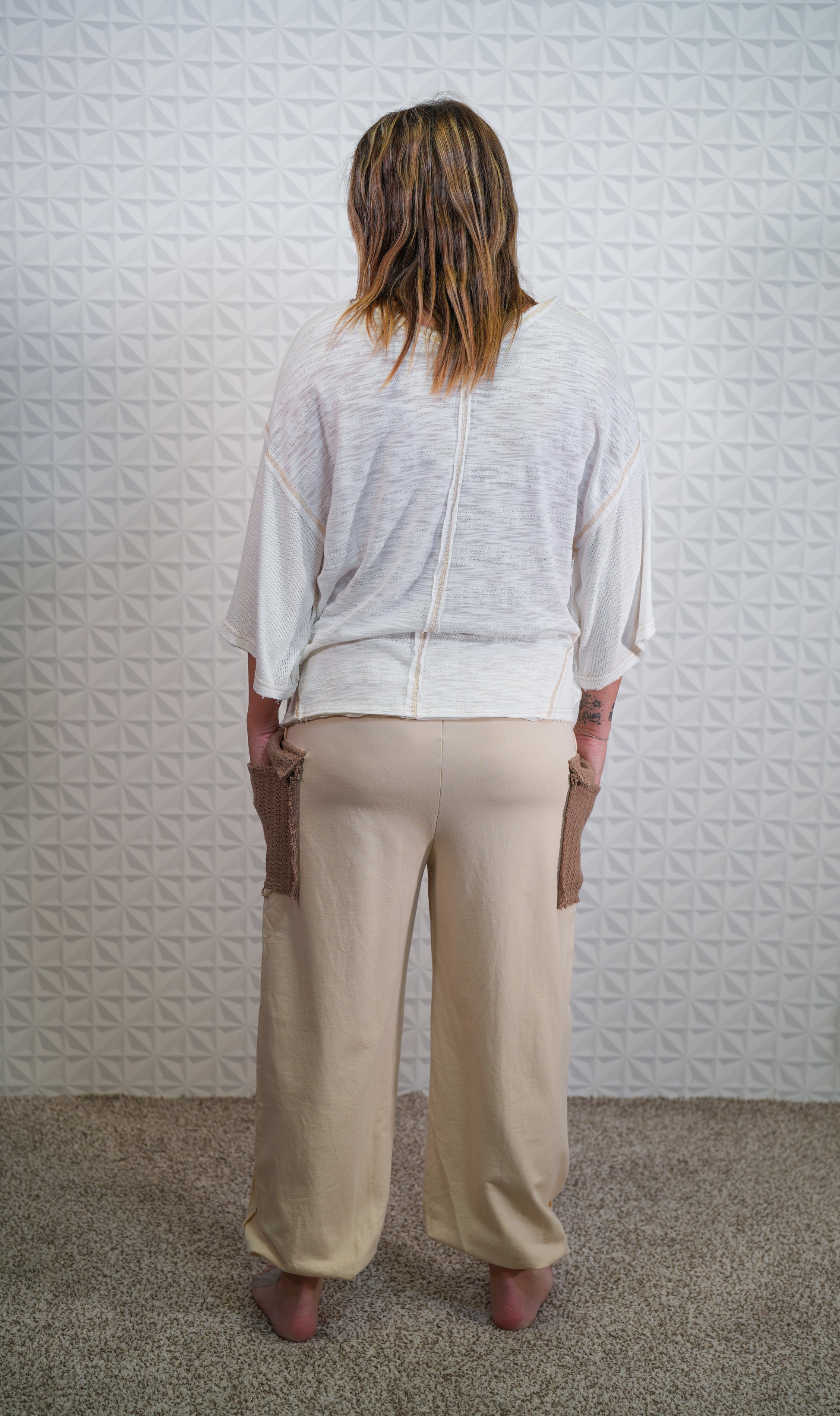 True Kind French Terry Embroidered Joggers - Buttercup Lynne Boutique
