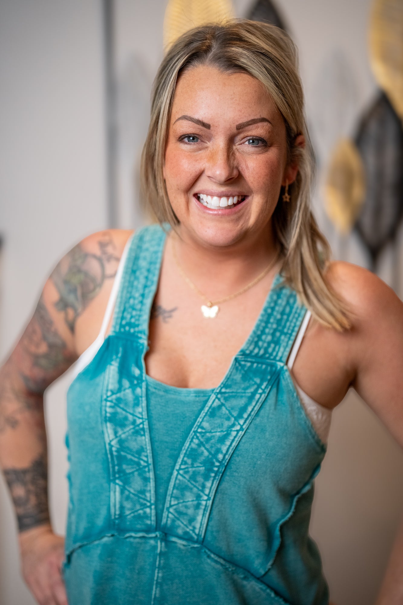 Easy Days Mineral Wash Terry Romper – Relaxed Cotton Romper