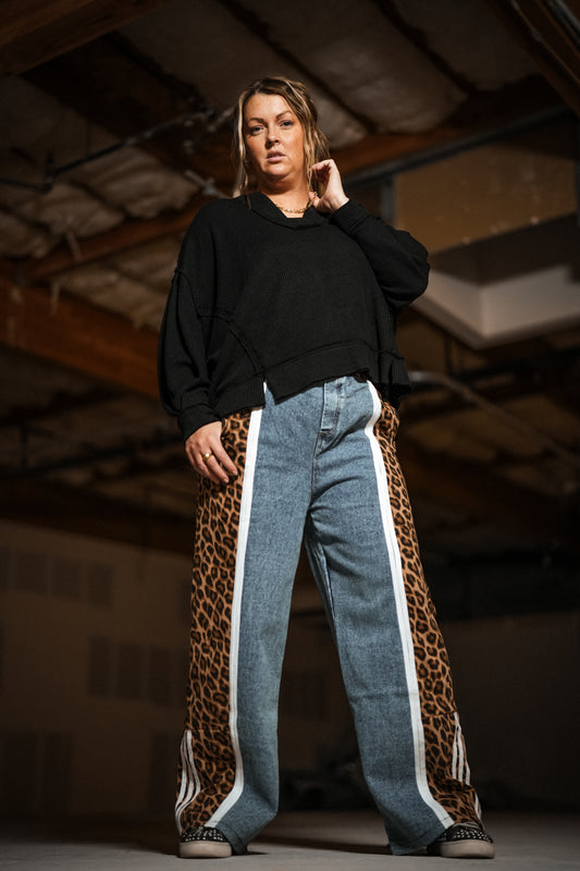A Walk on the Wild Side Denim - Buttercup Lynne Boutique