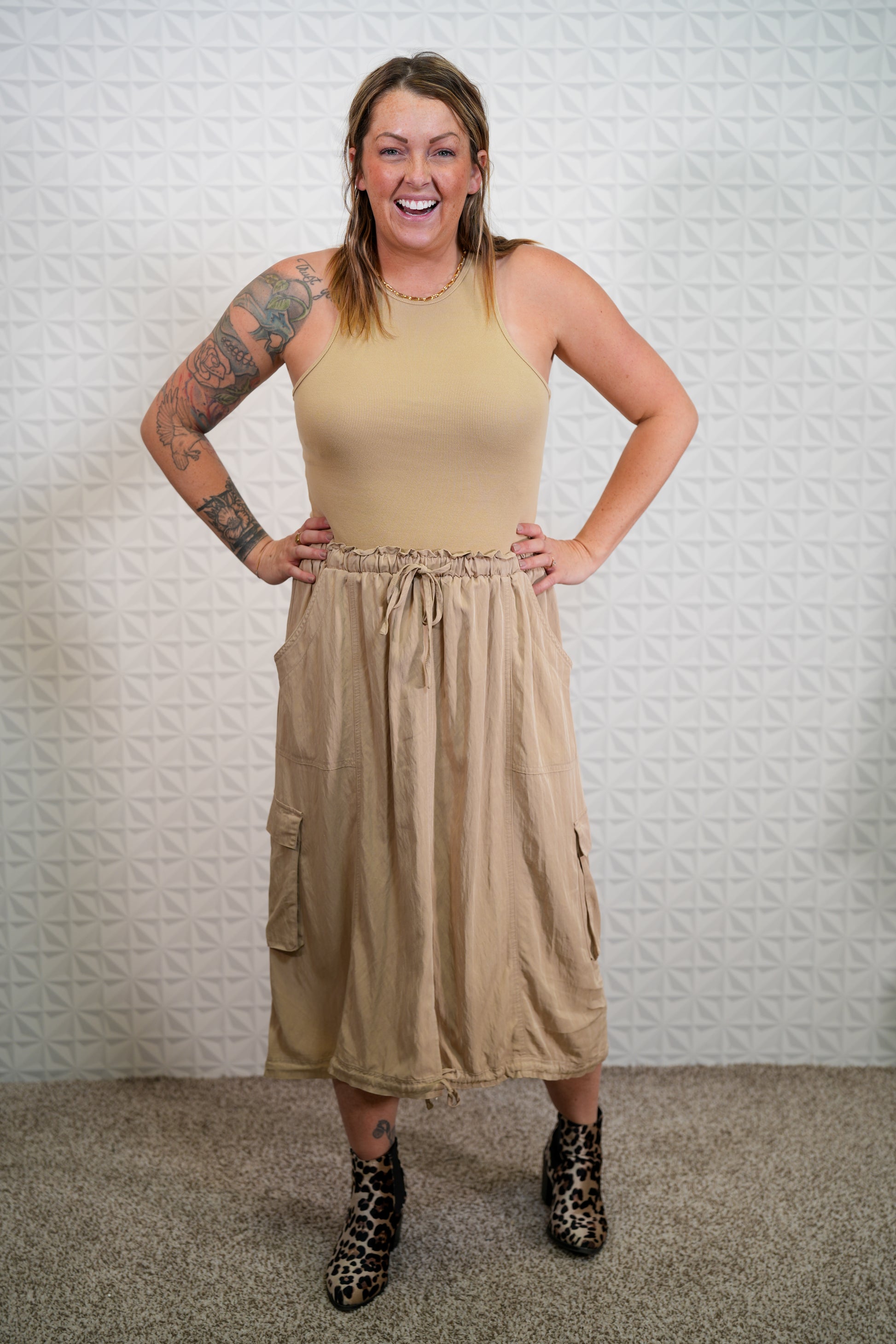 Wonderful Soul Sleeveless Dress - Buttercup Lynne Boutique