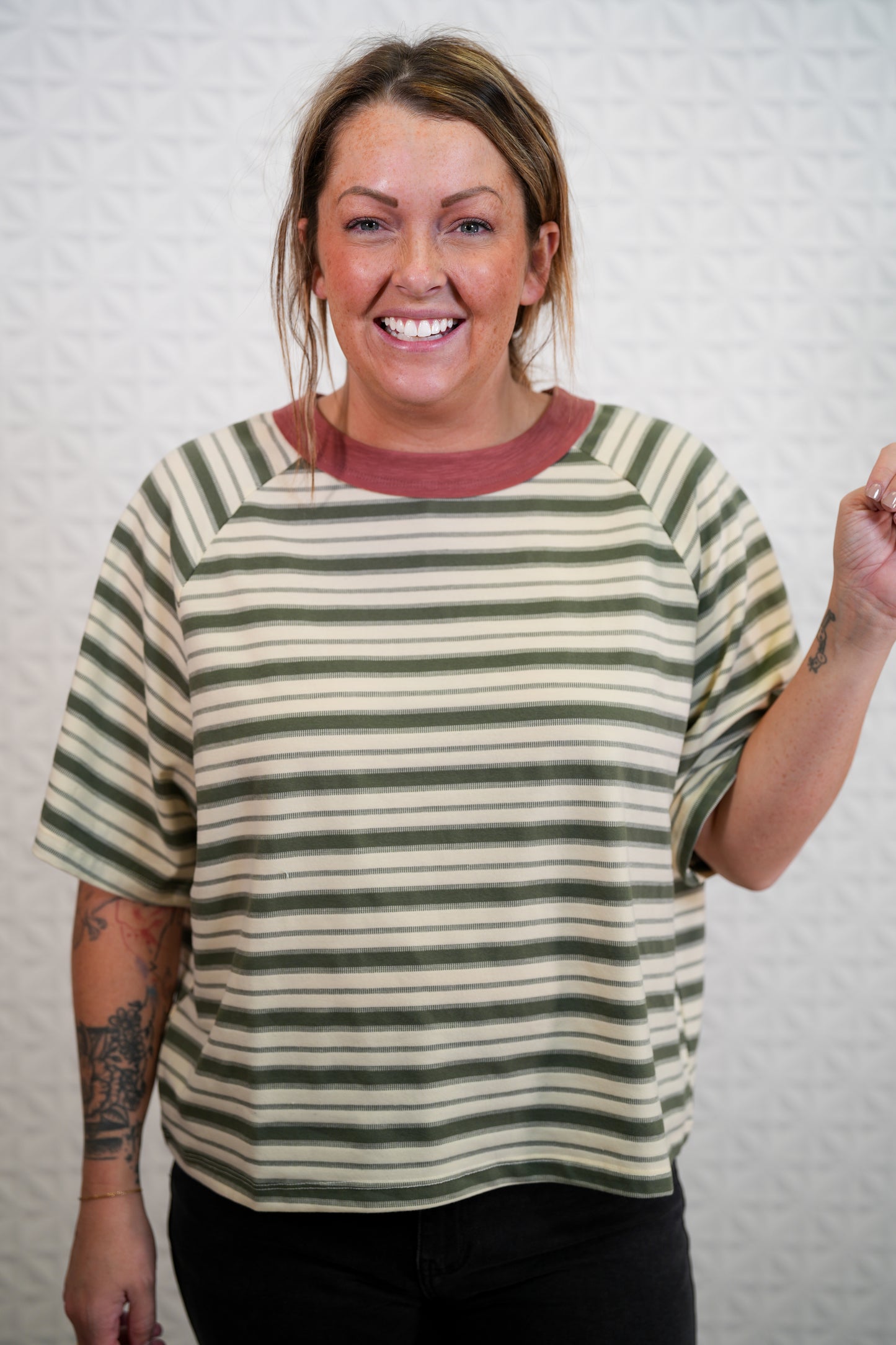 Seeking For You Striped Knit Top - Buttercup Lynne Boutique