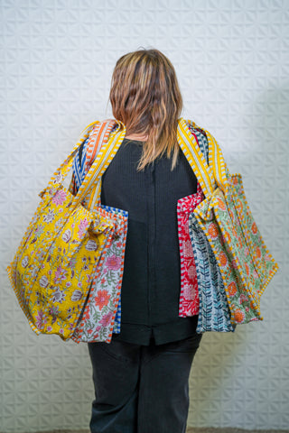 Farylina Quilted Tote Bag - Buttercup Lynne Boutique