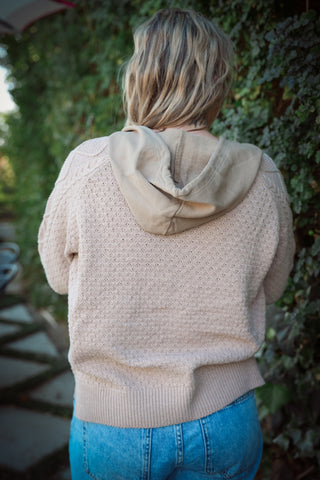 Sense Of Ease Oversize Color Block Pullover Jacket - Buttercup Lynne Boutique