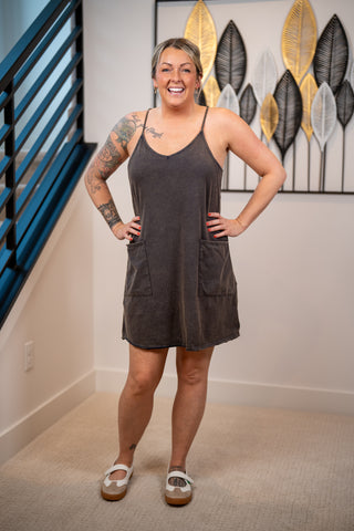Easy Days Washed Knit Romper – Easel