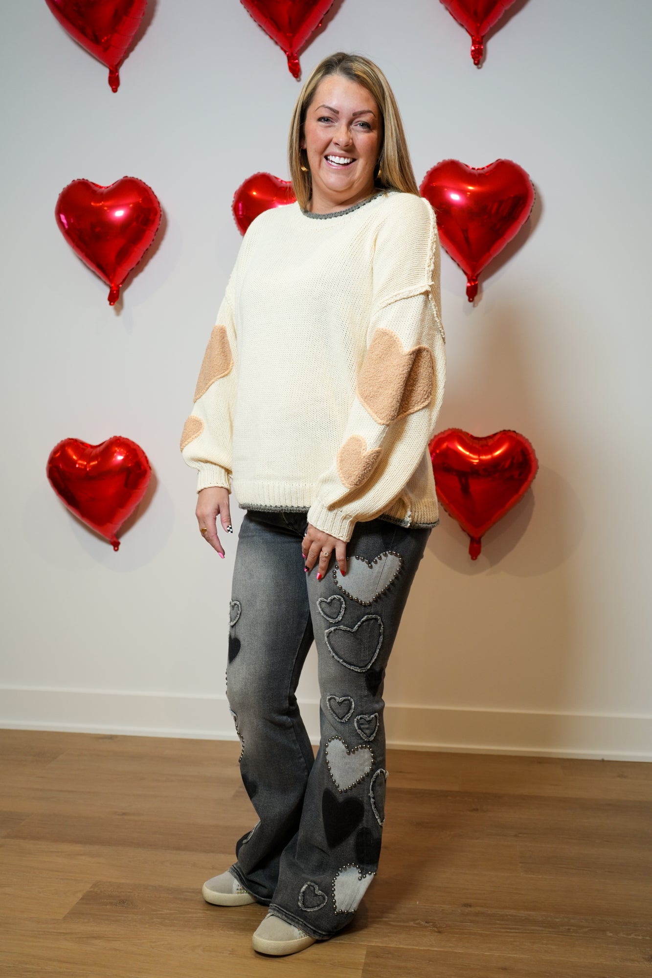 Giving You My Heart Sweater - Buttercup Lynne Boutique