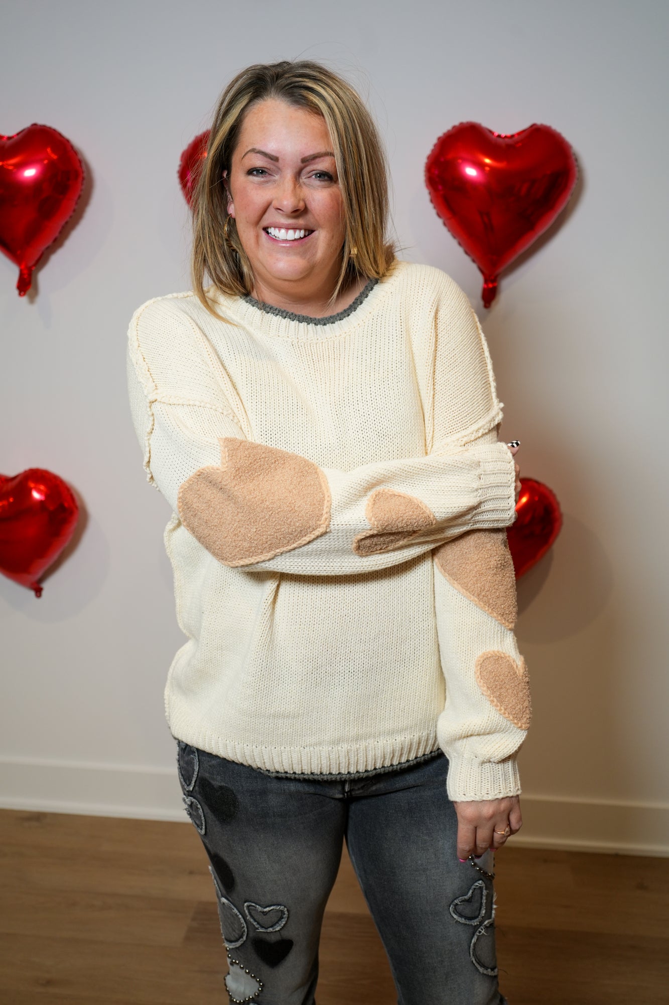 Giving You My Heart Sweater - Buttercup Lynne Boutique