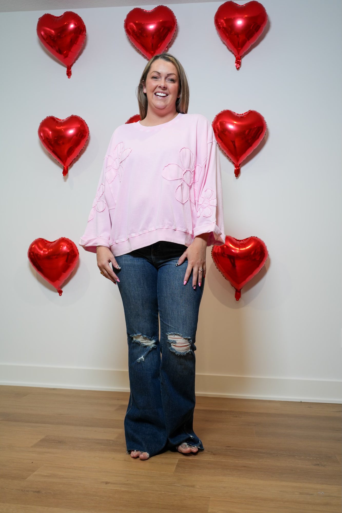 Blossom Breeze Pullover - Buttercup Lynne Boutique
