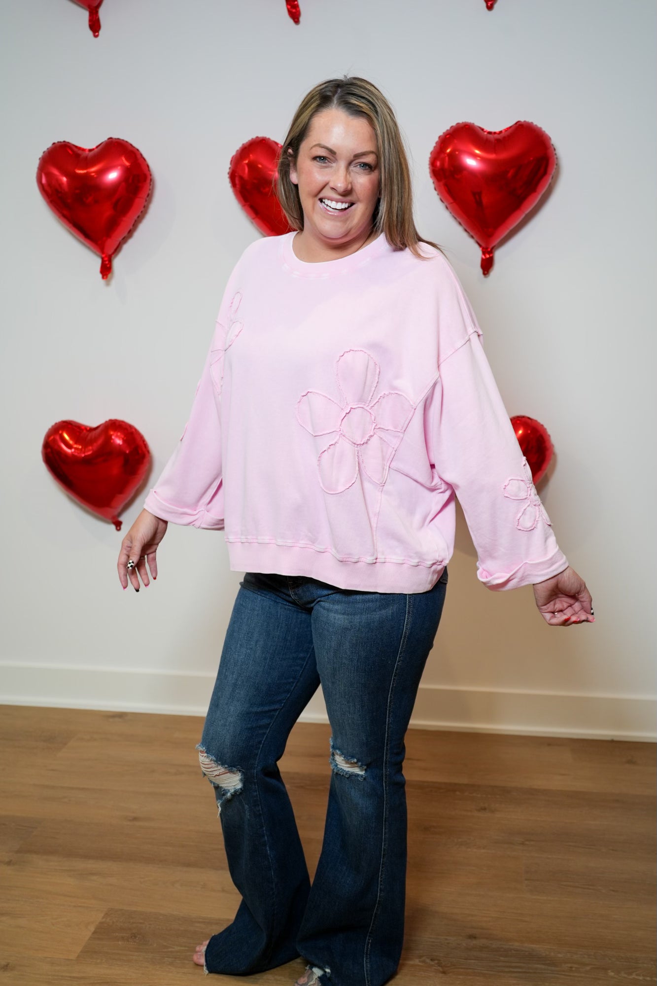 Blossom Breeze Pullover - Buttercup Lynne Boutique