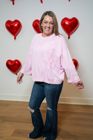 Blossom Breeze Pullover - Buttercup Lynne Boutique