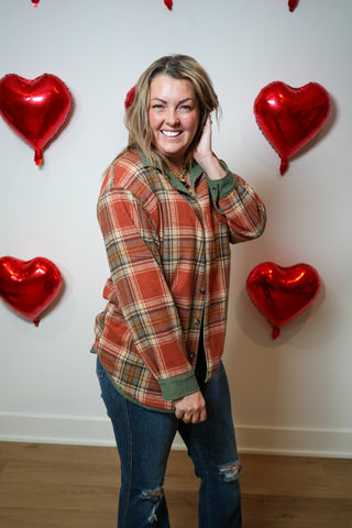 Looks Good On You Reversible Corduroy and Plaid Shacket - Buttercup Lynne Boutique