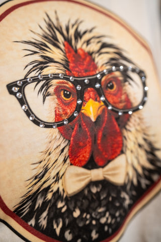 Sugar Stitch Rhinestone Chicken Graphic Tee