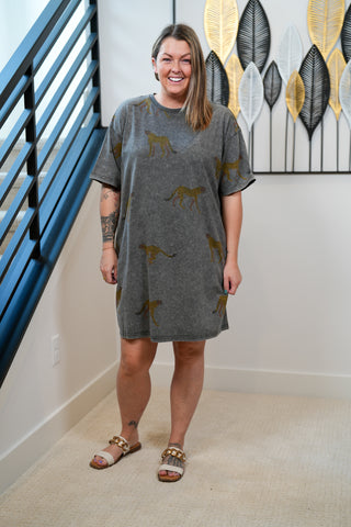 Wild And True Mineral Washed Shirt Dress - Buttercup Lynne Boutique