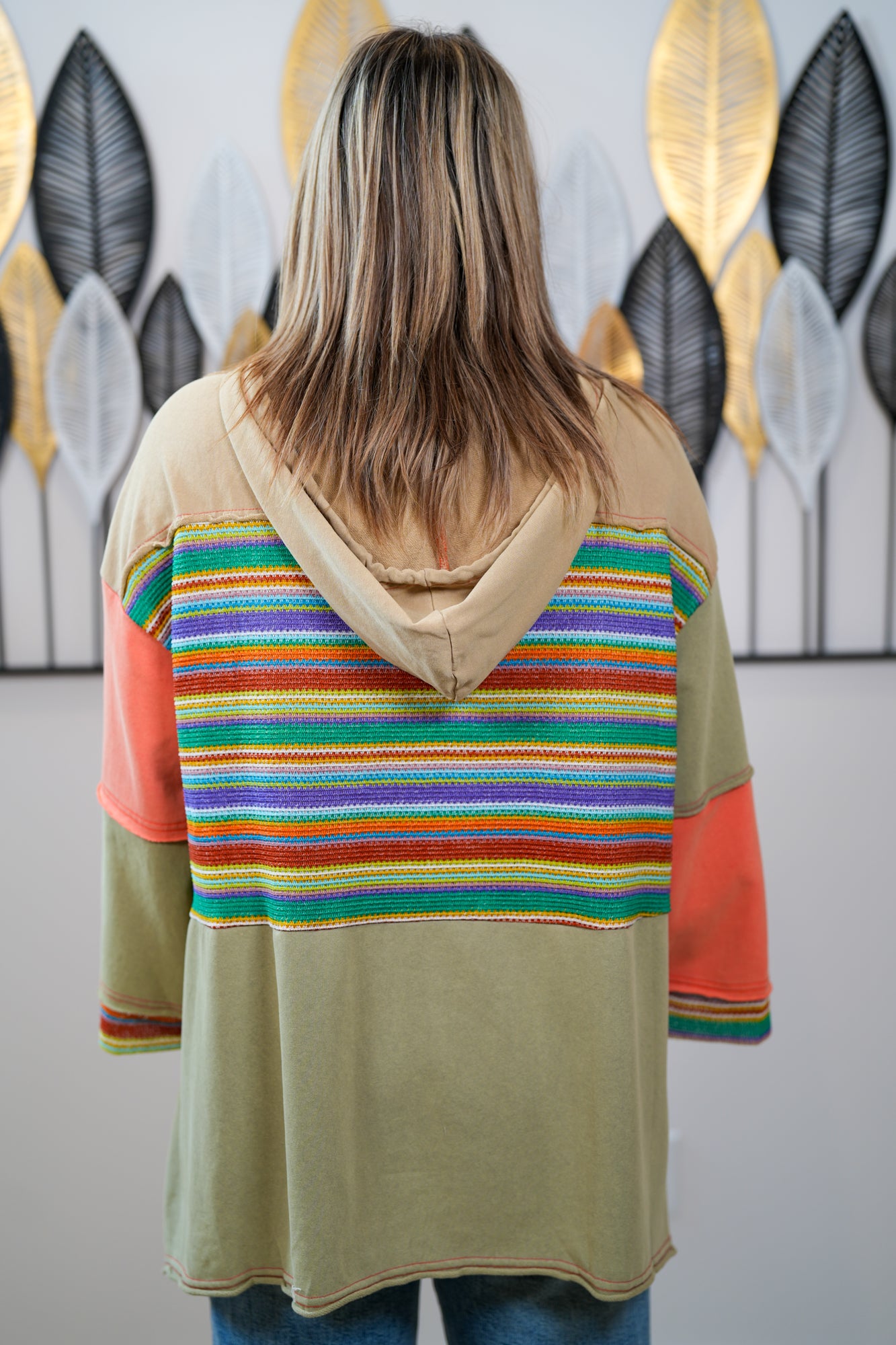 Home For You Crochet Knit Hoodie - Buttercup Lynne Boutique