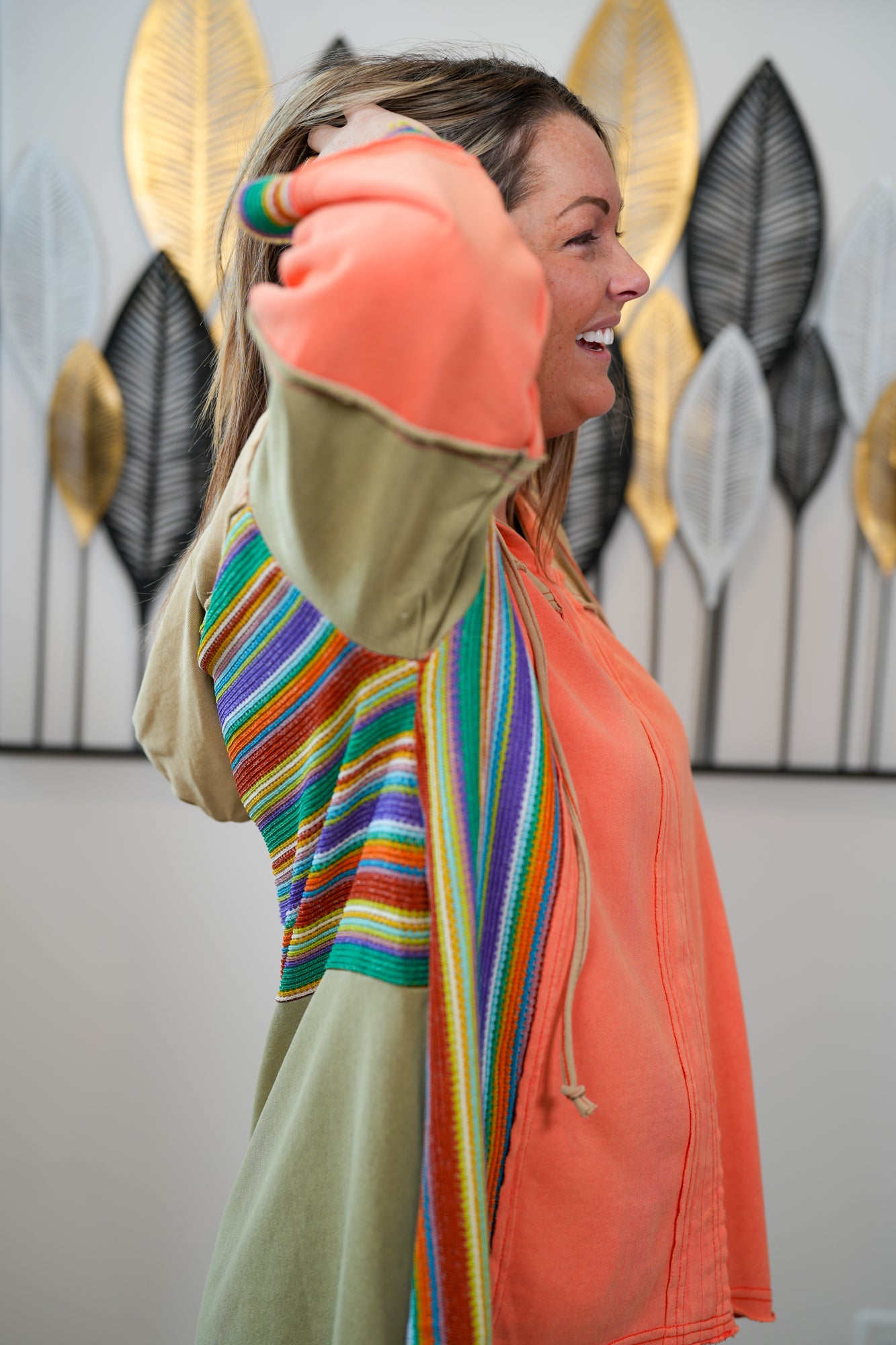 Home For You Crochet Knit Hoodie - Buttercup Lynne Boutique