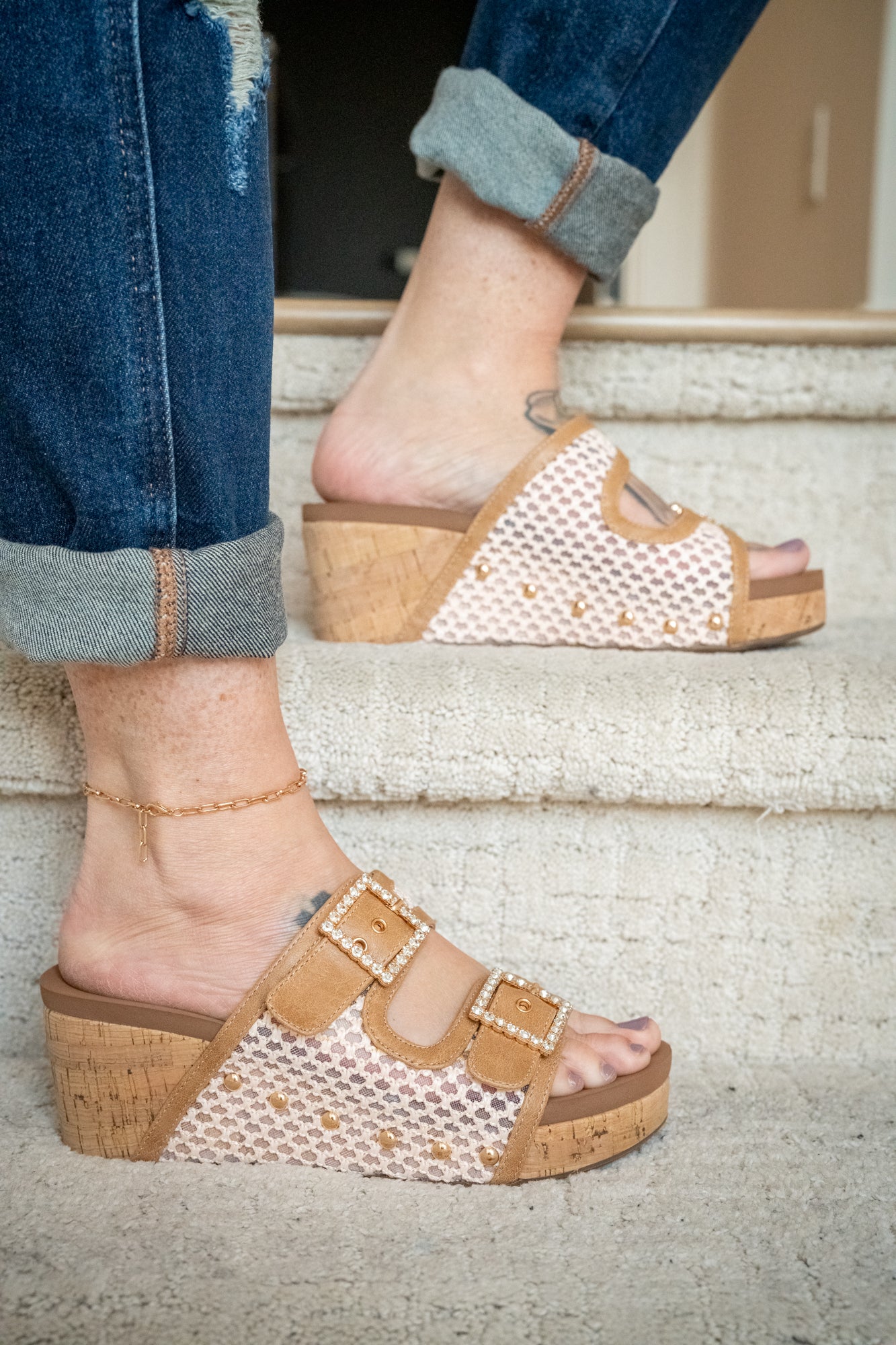 Corkys Main Squeeze Wedge Sandals