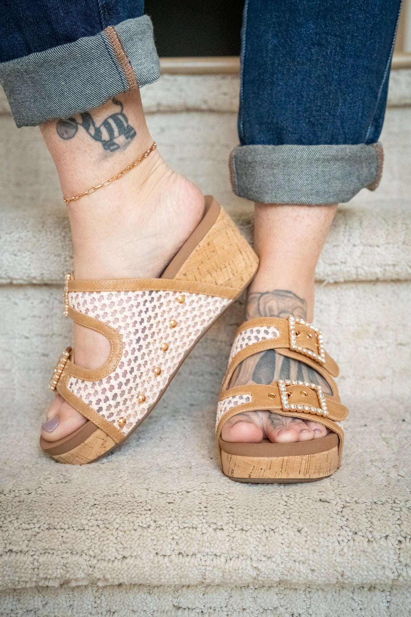 Corkys Main Squeeze Wedge Sandals