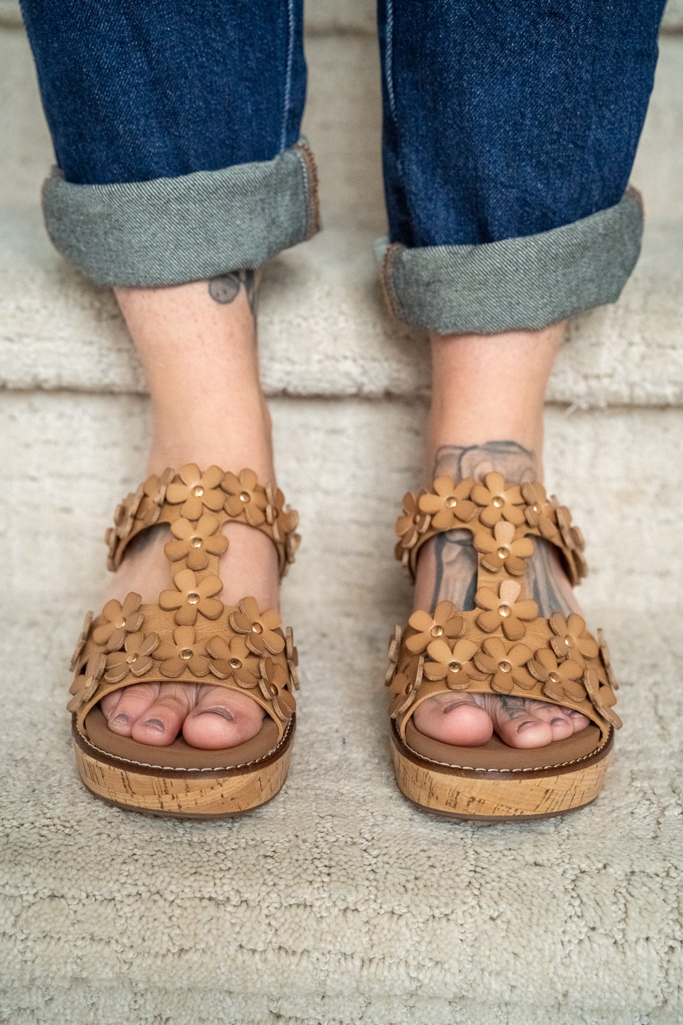 Corkys Mic Drop Wedge Sandals