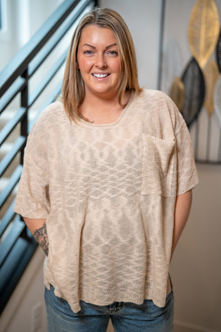Loose Knit Sweater Tunic - Buttercup Lynne Boutique