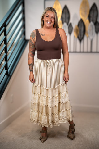 Free Spirit Lace Maxi Skirt Easel