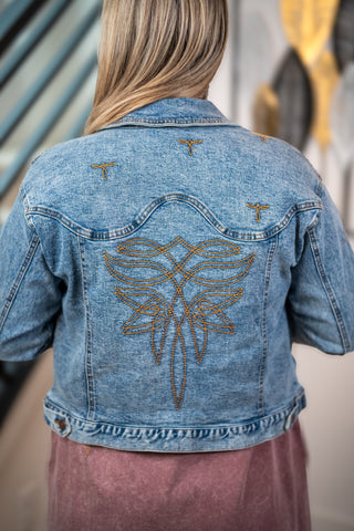 Blue B Wild West Stitch Denim Jacket