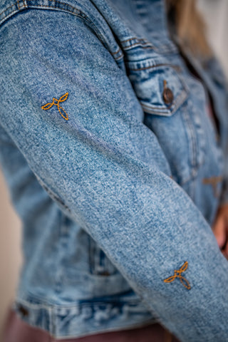 Blue B Wild West Stitch Denim Jacket