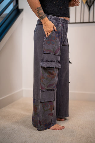 Wildflower Terry Lounge Pants by Easel