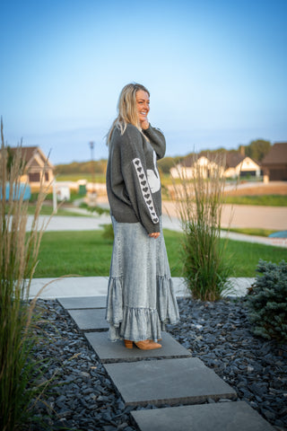 Swan Love Knit Cardigan Mello