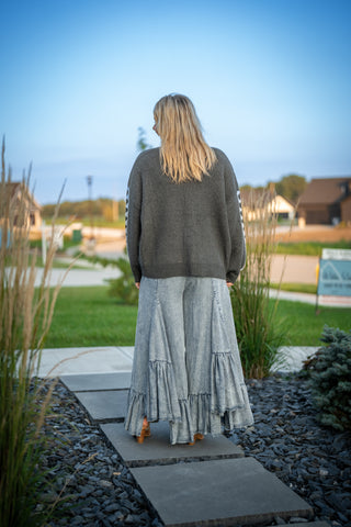 Swan Love Knit Cardigan Mello