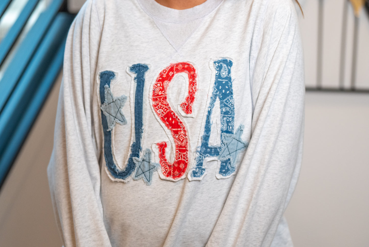 Easel USA Sweatshirt - Buttercup Lynne Boutique