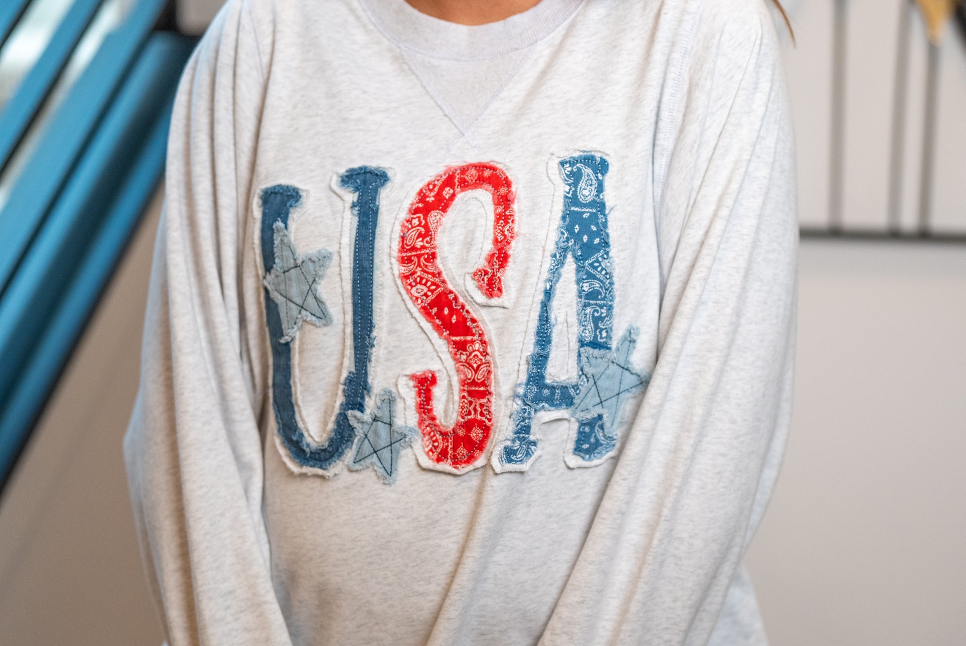 Easel USA Sweatshirt - Buttercup Lynne Boutique
